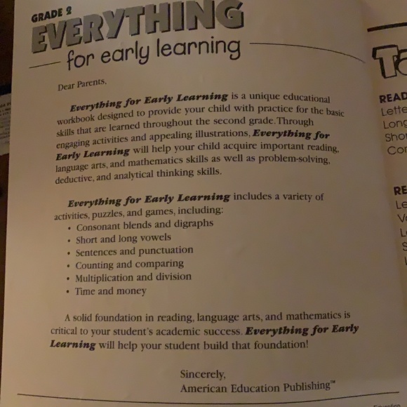 Grade 2 Everything for early learning homeschool - Picture 3 of 5
